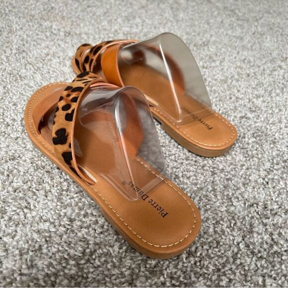 Pierre Dumas Azul 19 Leopard Sandals - Picture 6 of 7